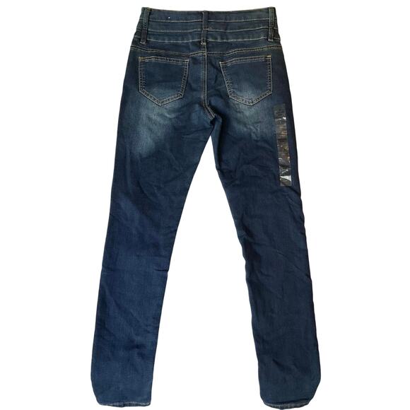 Joe Boxer Women Skinny Jeans size 5 Blue High Rise Stretch Boot Cut NWT Comfy - Picture 11 of 11